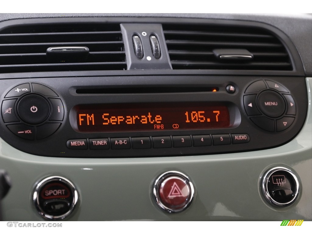 2012 500 Sport - Verde Chiaro (Light Green) / Tessuto Grigio/Nero (Grey/Black) photo #11