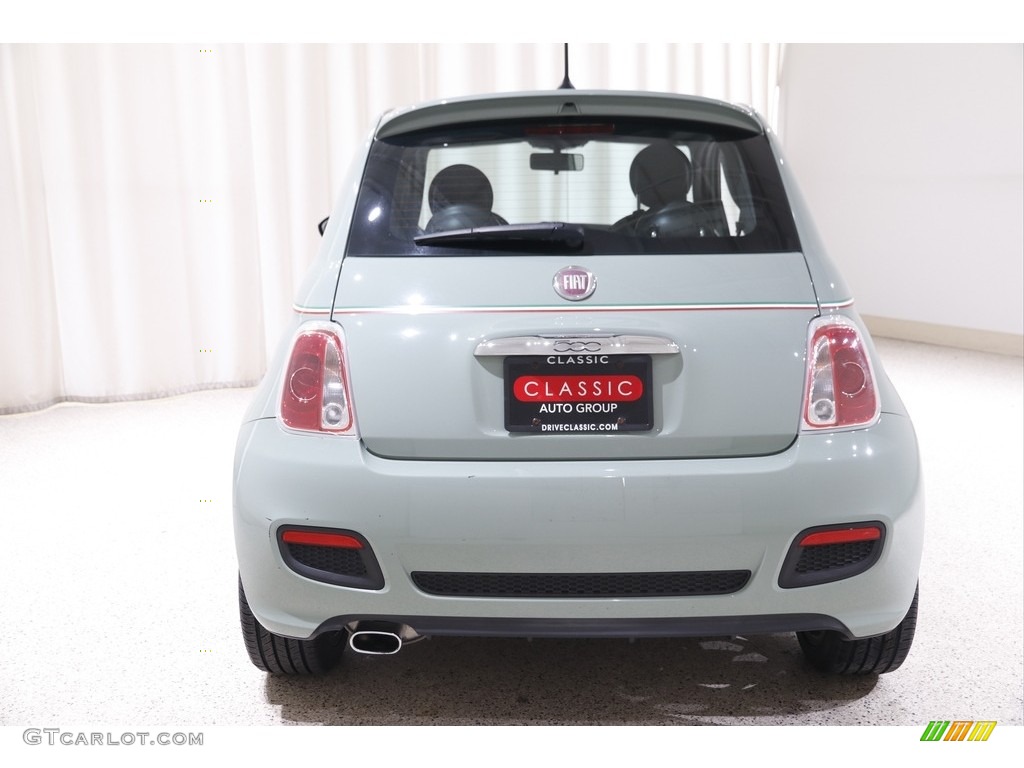2012 500 Sport - Verde Chiaro (Light Green) / Tessuto Grigio/Nero (Grey/Black) photo #16