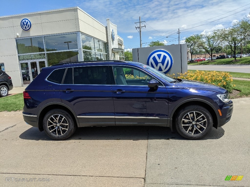 2021 Tiguan SE 4Motion - Atlantic Blue Metallic / Storm Gray photo #2