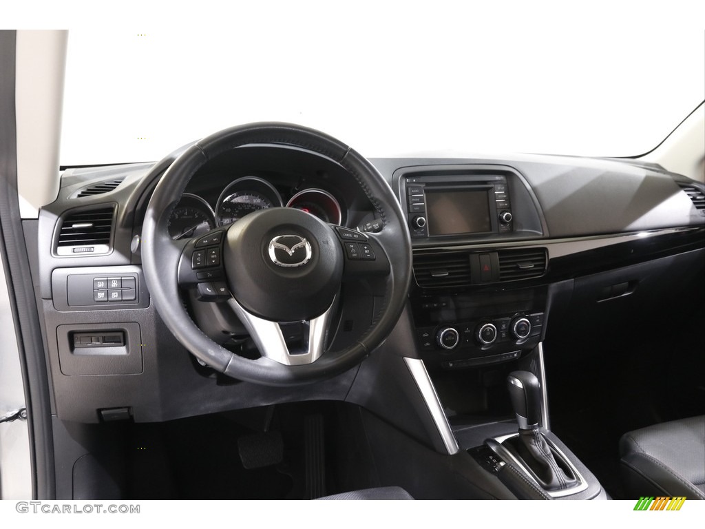 2015 Mazda CX-5 Grand Touring AWD Black Dashboard Photo #142238012