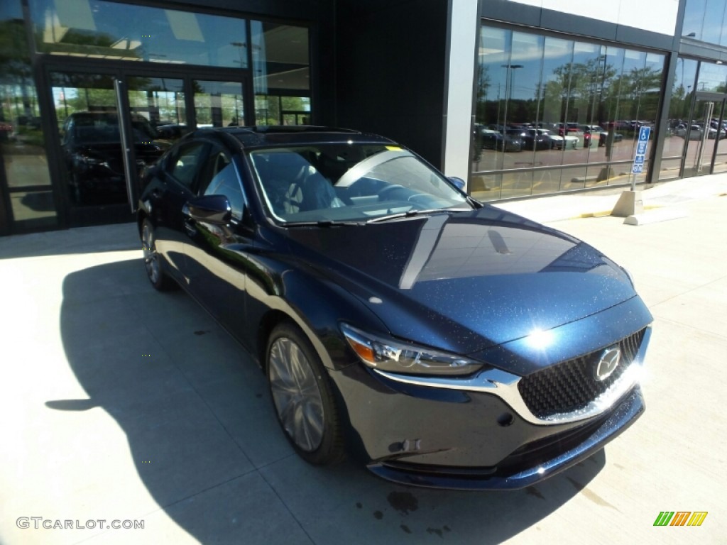 2021 Mazda6 Grand Touring - Deep Crystal Blue / Black photo #1