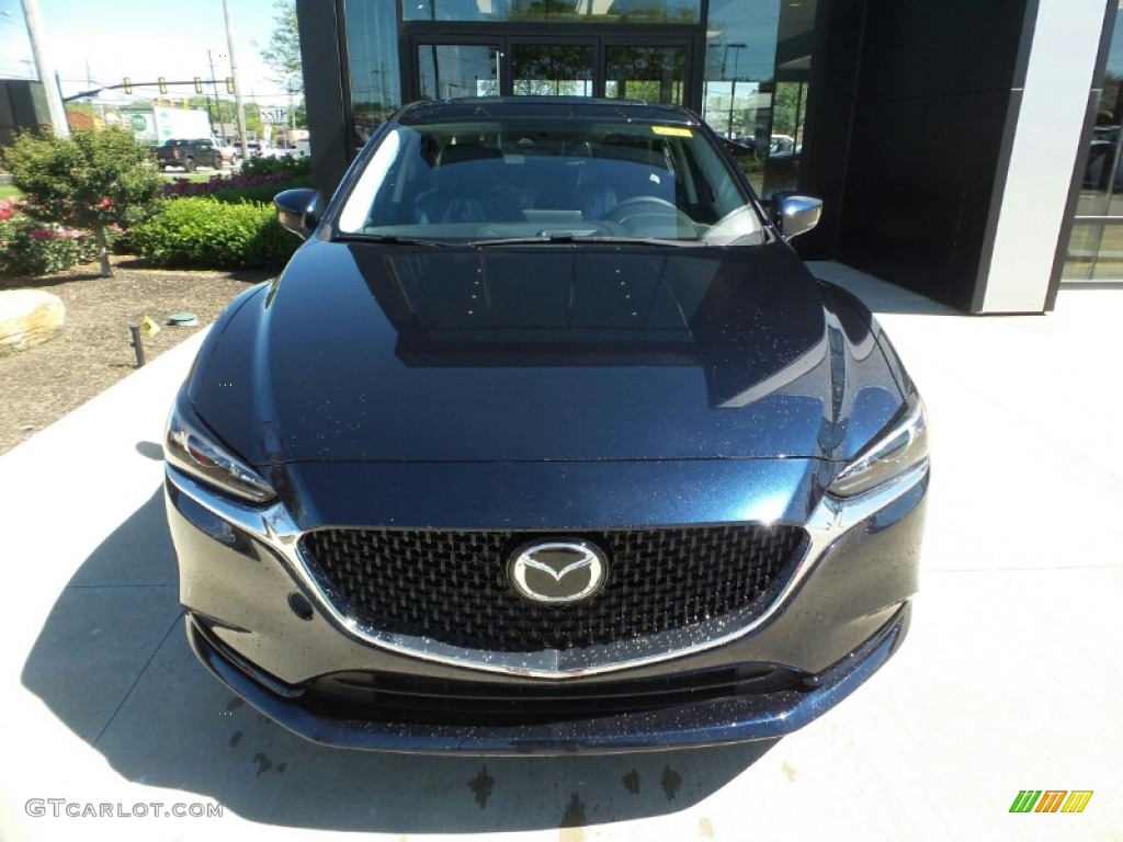 2021 Mazda6 Grand Touring - Deep Crystal Blue / Black photo #2