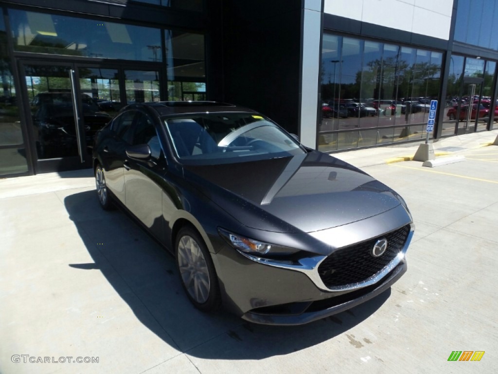 2021 Mazda3 Preferred Sedan AWD - Machine Gray Metallic / Black photo #1