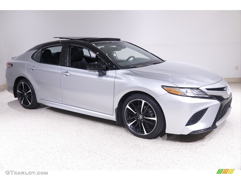 2019 Camry XSE - Celestial Silver Metallic / Black photo #1