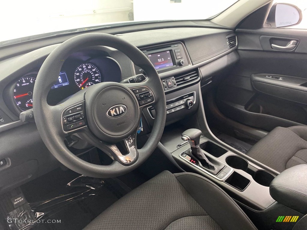 Black Interior 2016 Kia Optima LX Photo #142243075