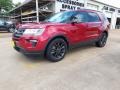 2018 Ruby Red Ford Explorer XLT  photo #3