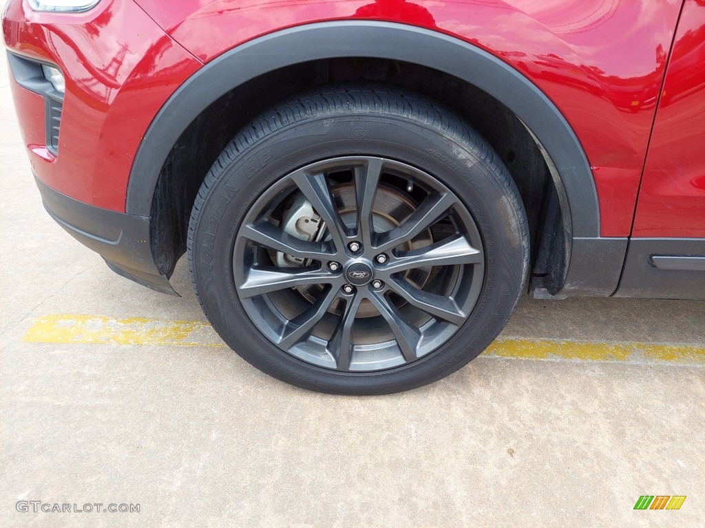 2018 Explorer XLT - Ruby Red / Ebony Black photo #9