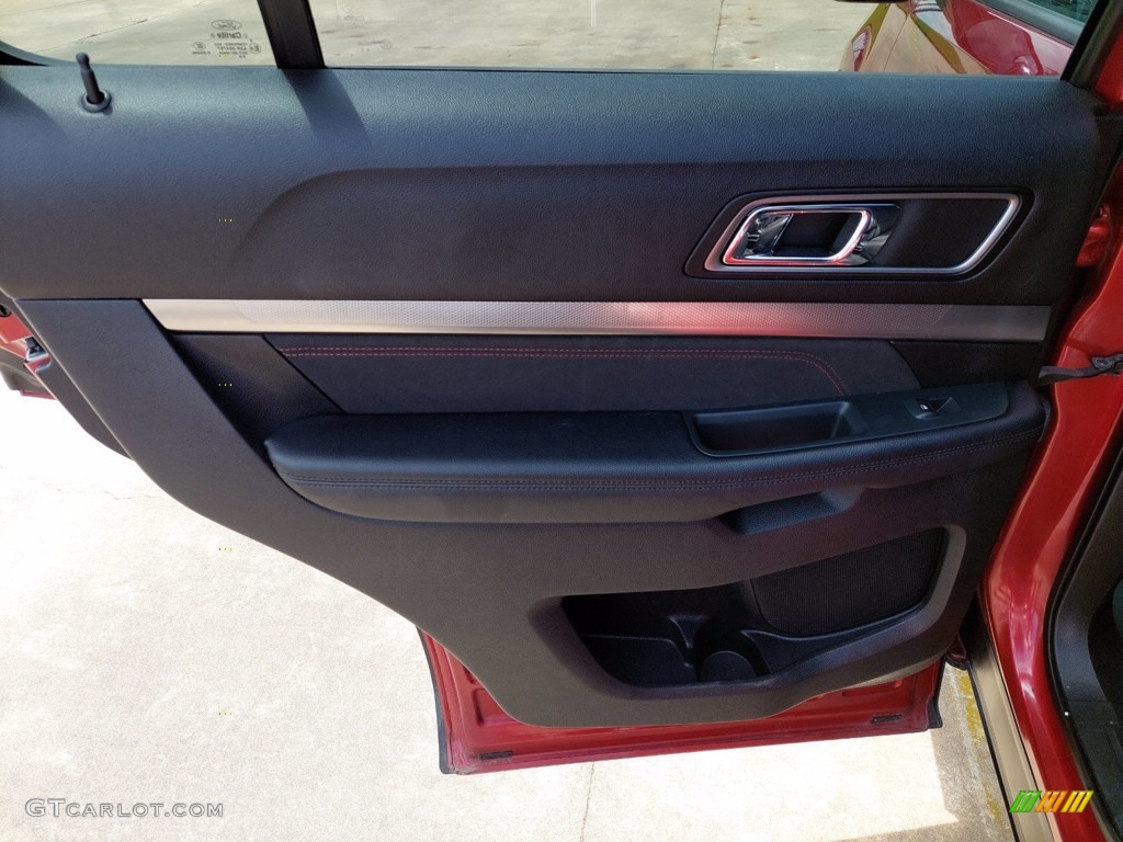 2018 Explorer XLT - Ruby Red / Ebony Black photo #25