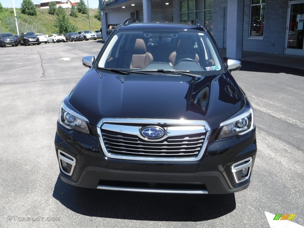 2020 Forester 2.5i Touring - Crystal Black Silica / Saddle Brown photo #4