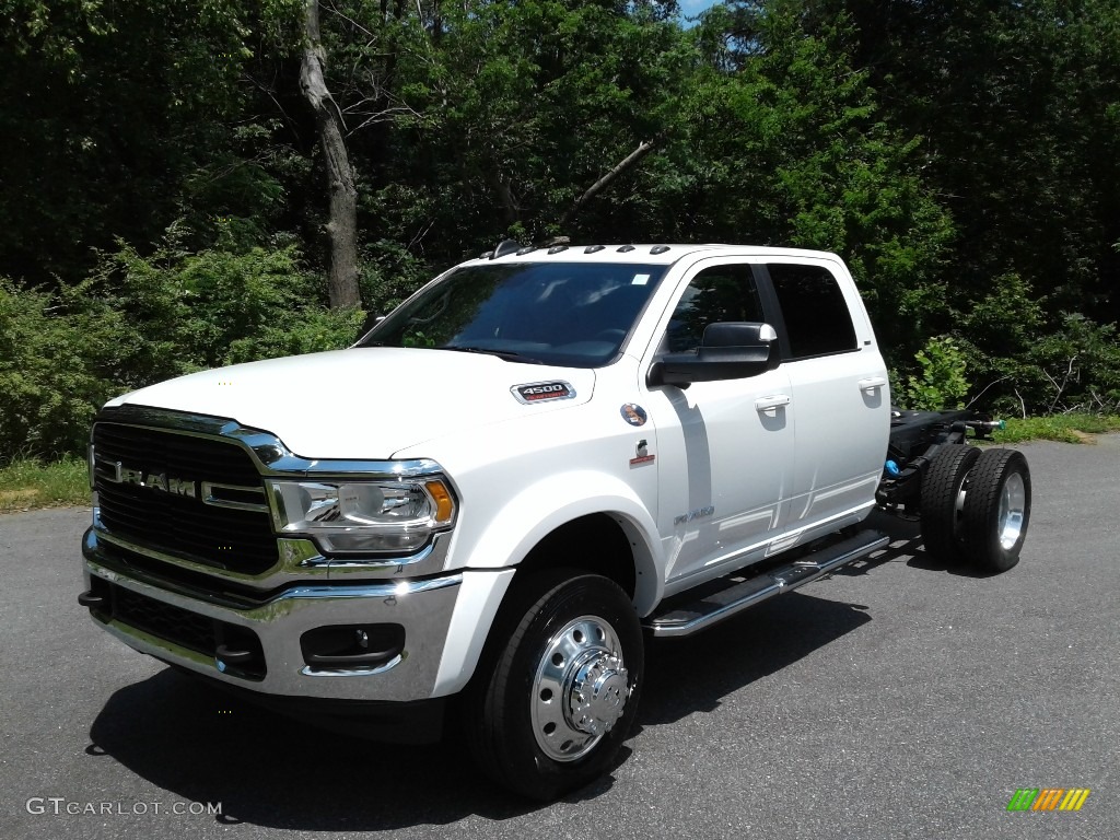 Bright White 2021 Ram 4500 SLT Crew Cab 4x4 Chassis Exterior Photo #142244911