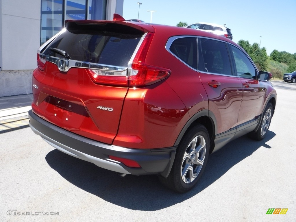 2018 CR-V EX-L AWD - Molten Lava Pearl / Ivory photo #9