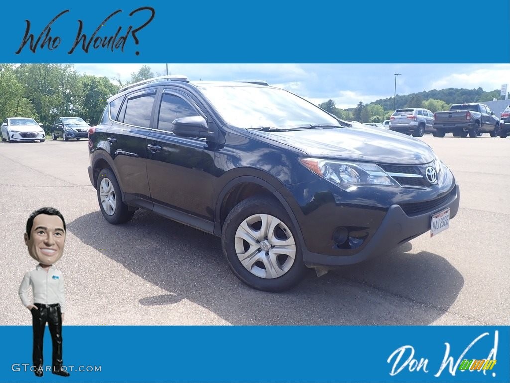 2015 RAV4 LE - Black / Black photo #1