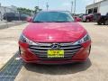 2020 Scarlet Red Pearl Hyundai Elantra SE  photo #2