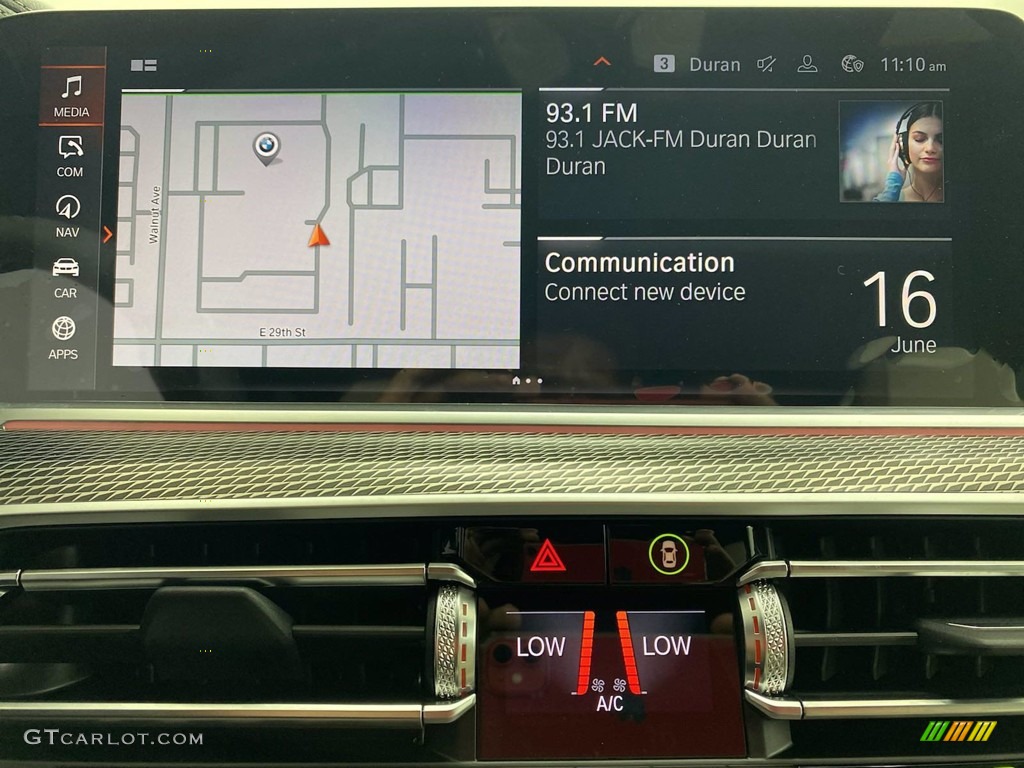 2021 X6 sDrive40i - Phytonic Blue Metallic / Ivory White photo #18