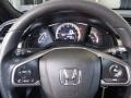 Black 2018 Honda Civic LX Hatchback Steering Wheel
