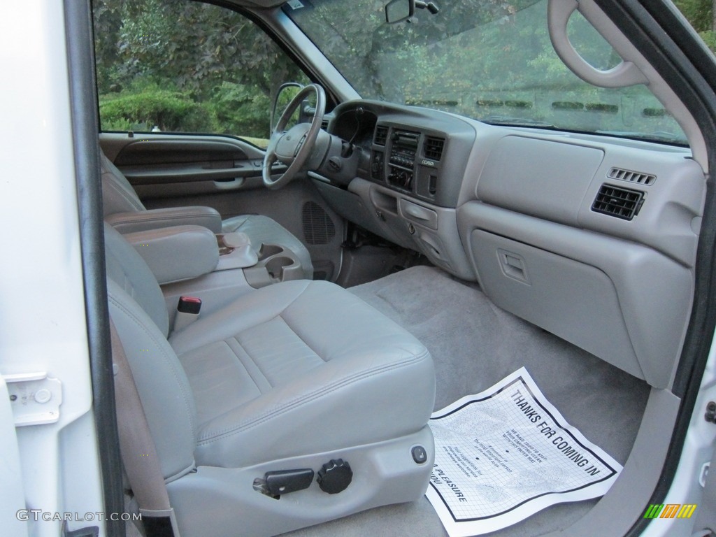 2000 Excursion XLT 4x4 - Oxford White / Medium Graphite photo #5