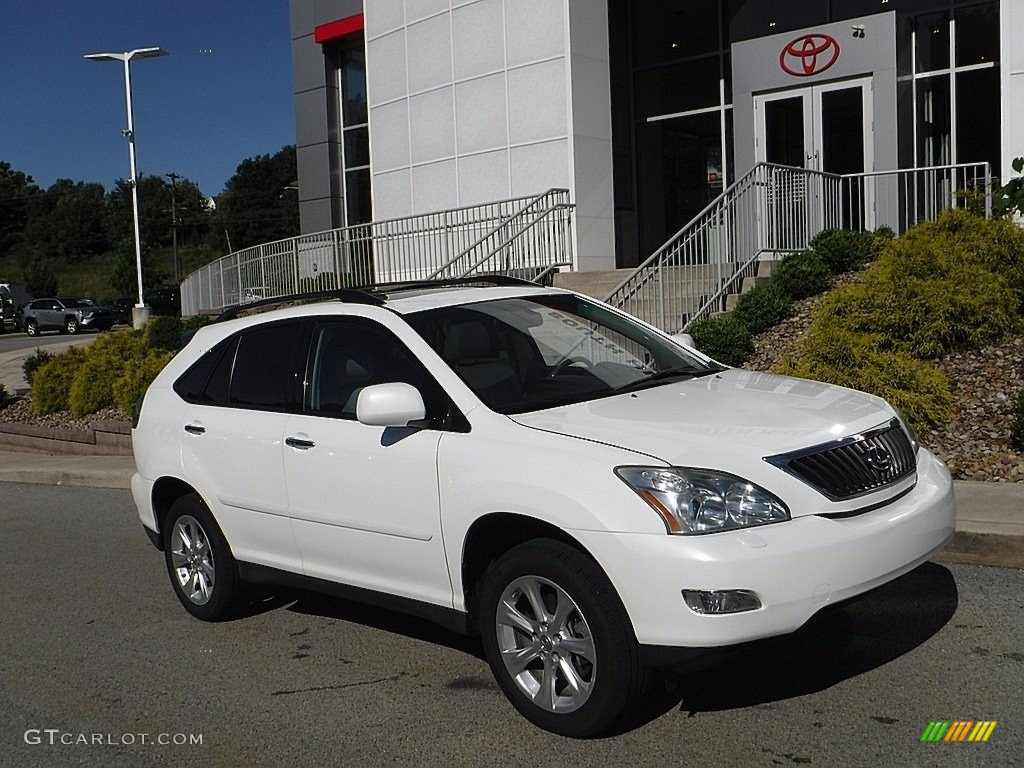 2008 RX 350 AWD - Crystal White / Light Gray photo #1