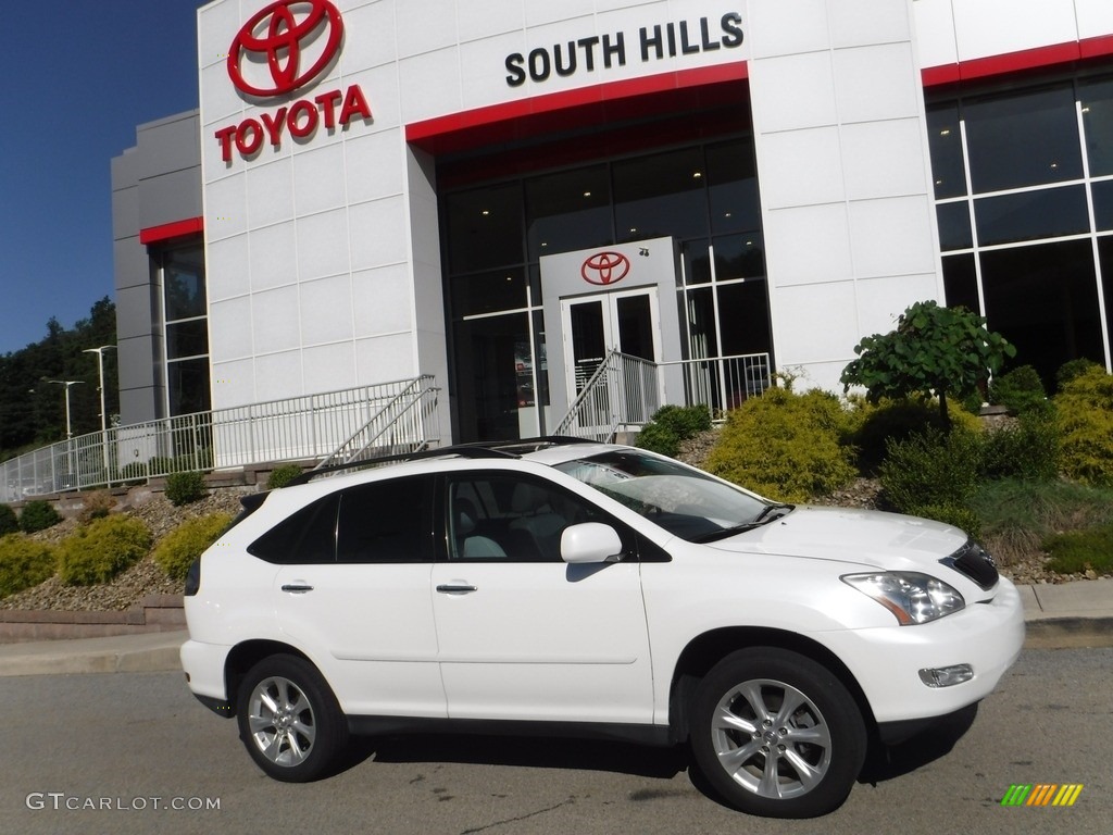 2008 RX 350 AWD - Crystal White / Light Gray photo #2