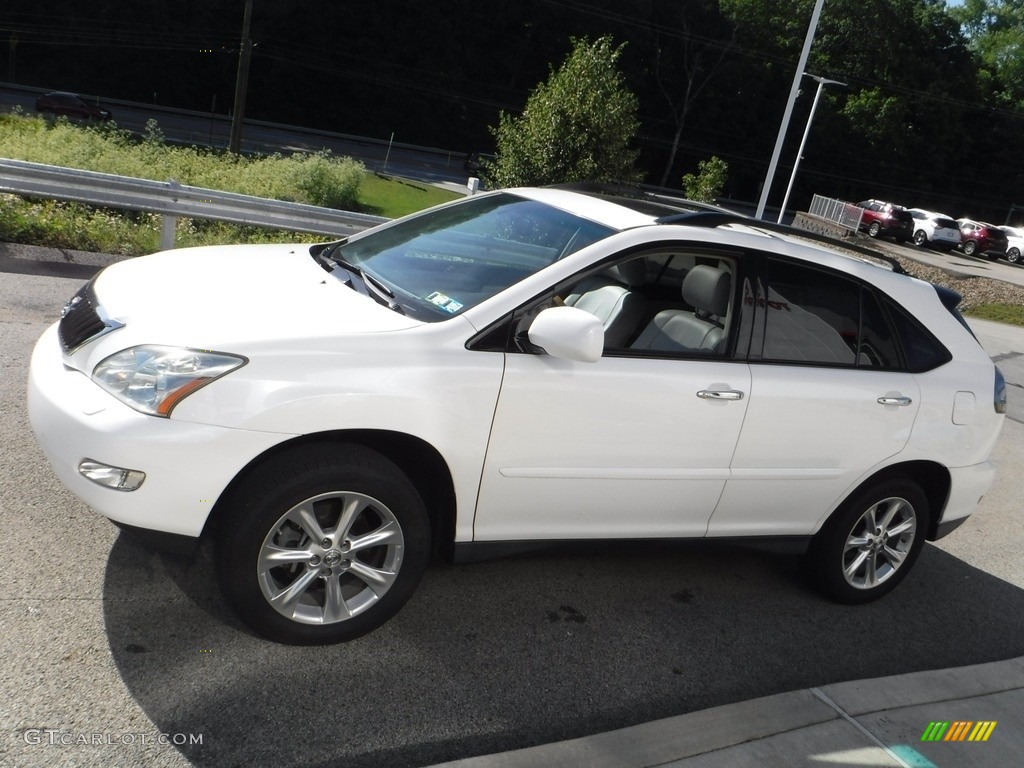 2008 RX 350 AWD - Crystal White / Light Gray photo #12