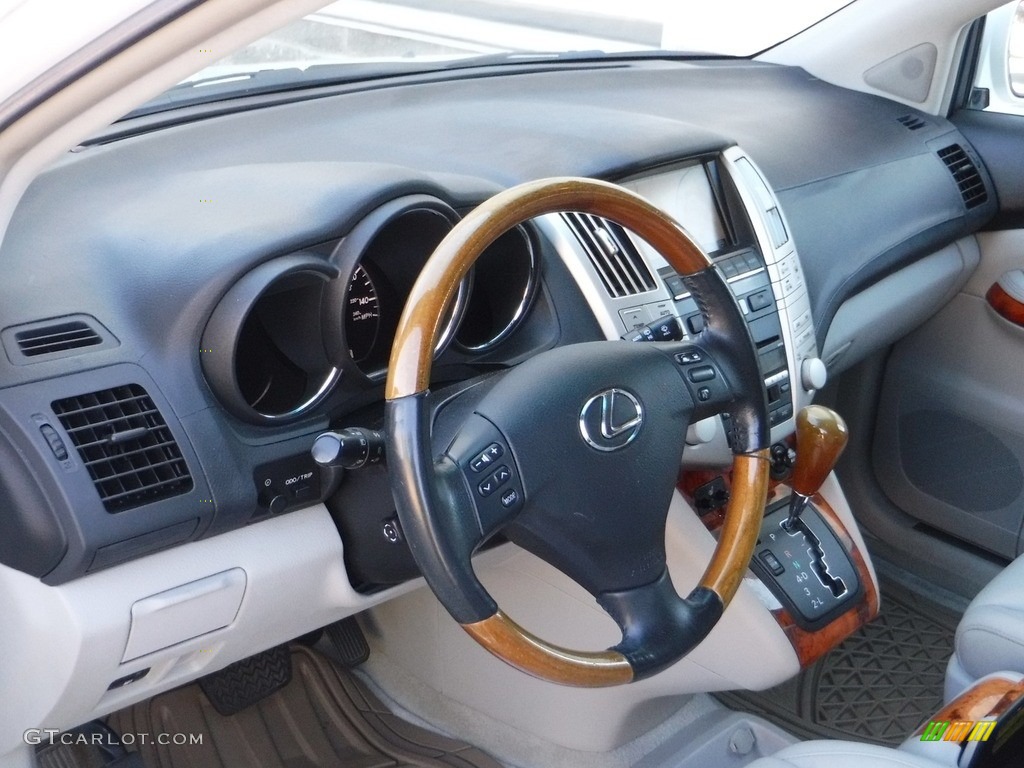 2008 RX 350 AWD - Crystal White / Light Gray photo #17