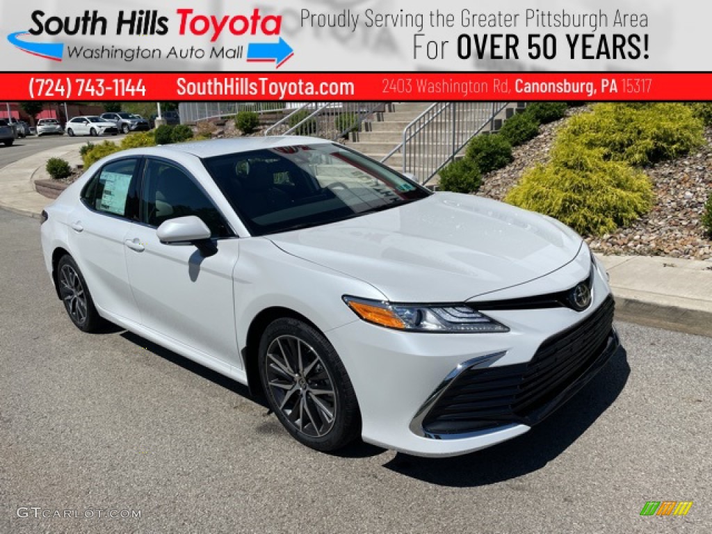 2021 Camry XLE AWD - Wind Chill Pearl / Ash photo #1