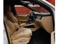 2020 Porsche Macan Black/Mojave Beige Interior Front Seat Photo