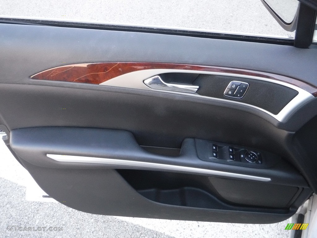 2014 Lincoln MKZ AWD Charcoal Black Door Panel Photo #142250593