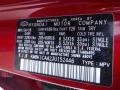  2018 Kona SE AWD Pulse Red Color Code Y2R
