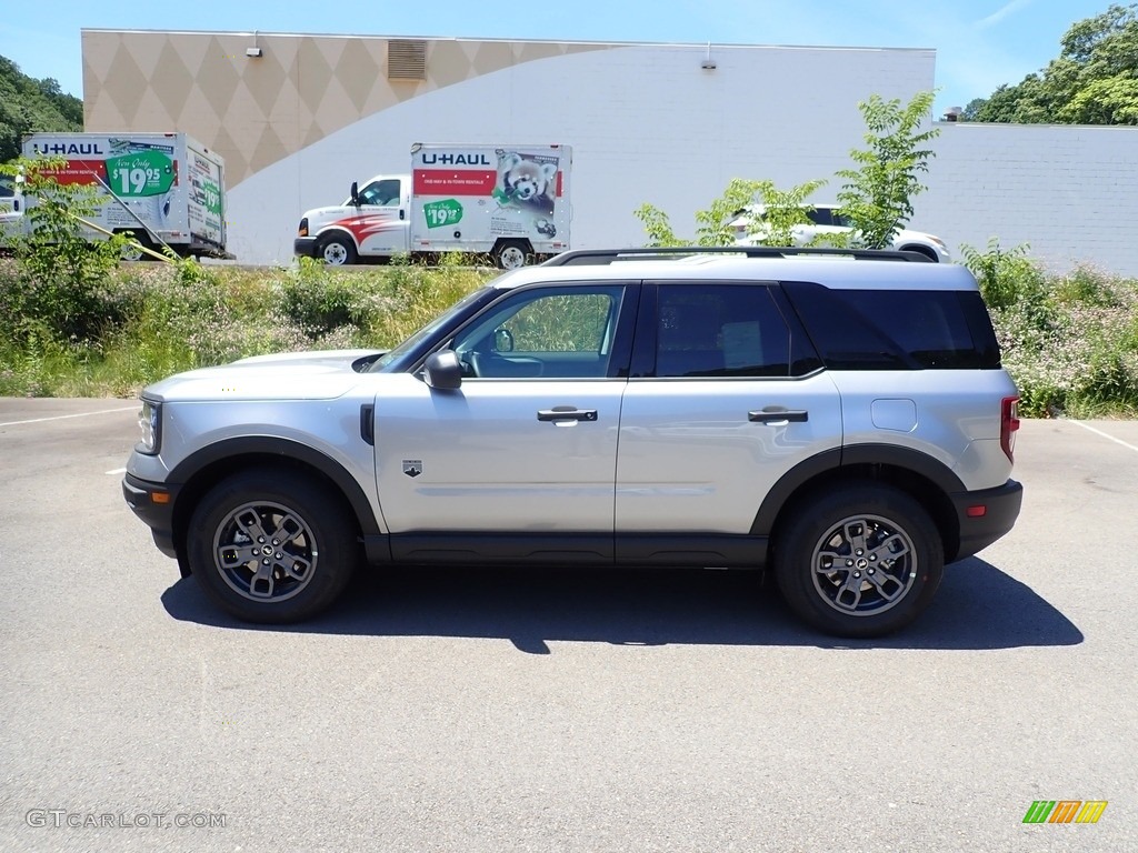 Iconic Silver Metallic 2021 Ford Bronco Sport Big Bend 4x4 Exterior Photo #142251812