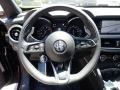Black 2021 Alfa Romeo Stelvio Ti AWD Steering Wheel