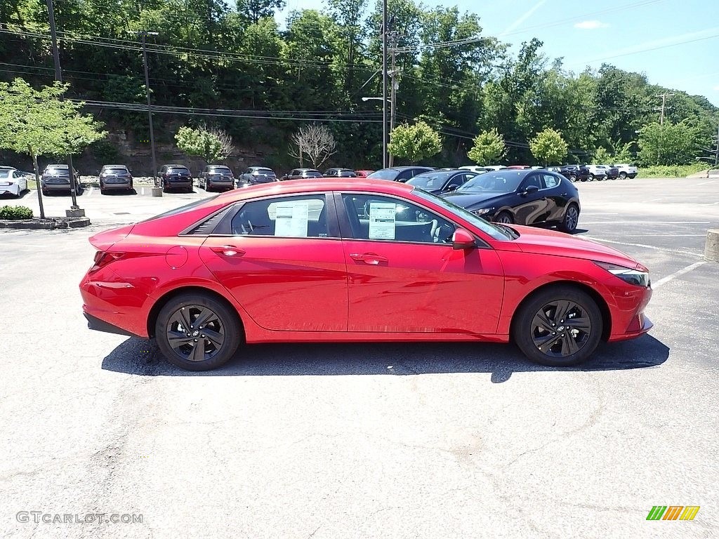 2021 Elantra SEL - Calypso Red / Medium Gray photo #1