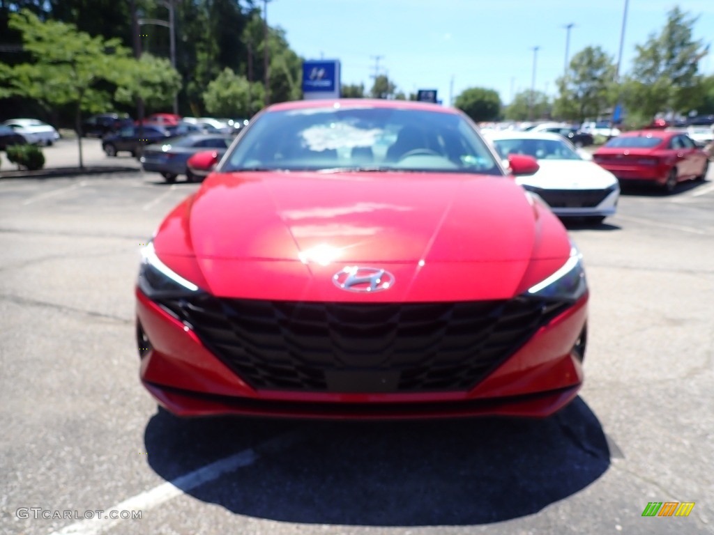 2021 Elantra SEL - Calypso Red / Medium Gray photo #4