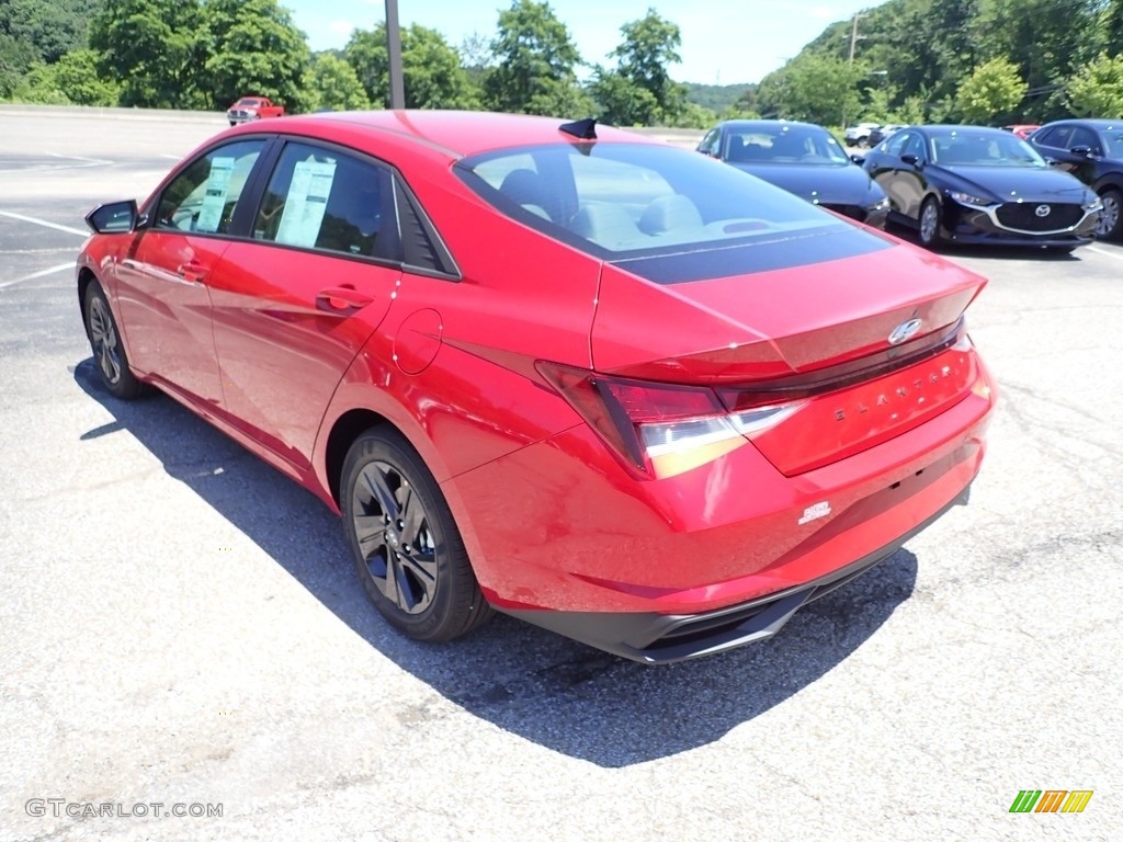2021 Elantra SEL - Calypso Red / Medium Gray photo #6
