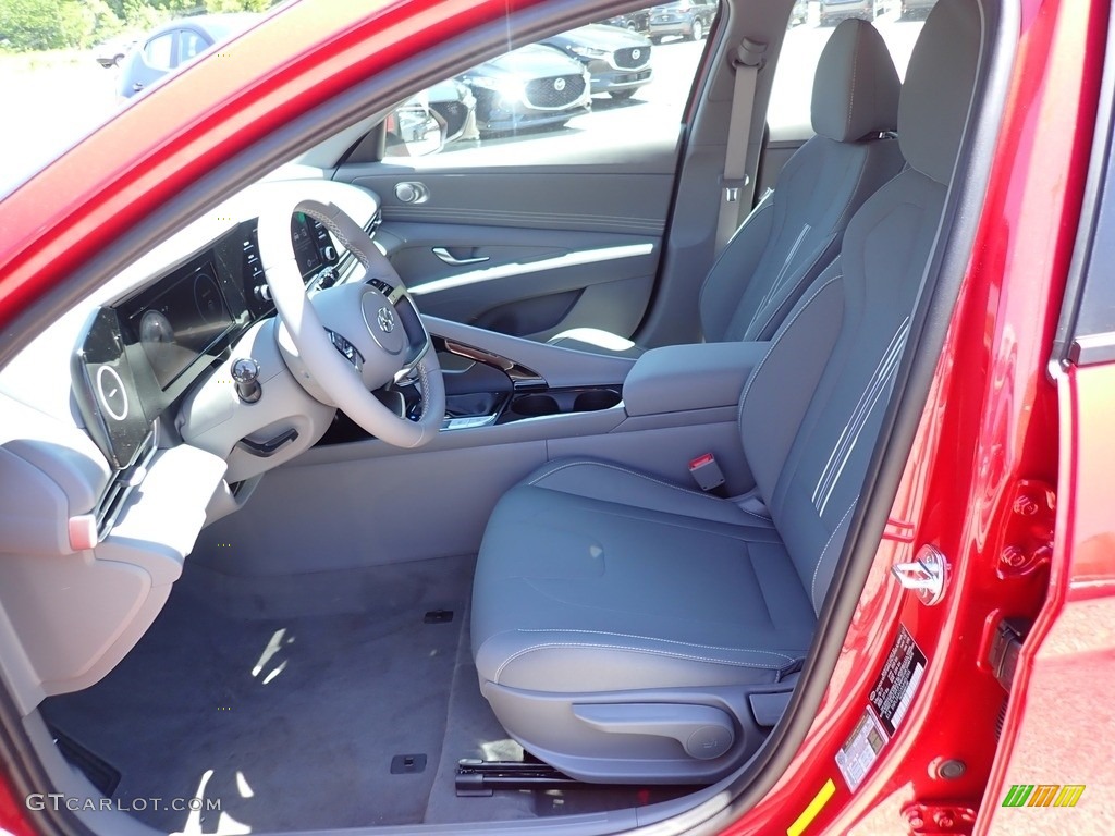 2021 Elantra SEL - Calypso Red / Medium Gray photo #12