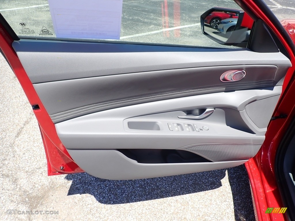 2021 Elantra SEL - Calypso Red / Medium Gray photo #13