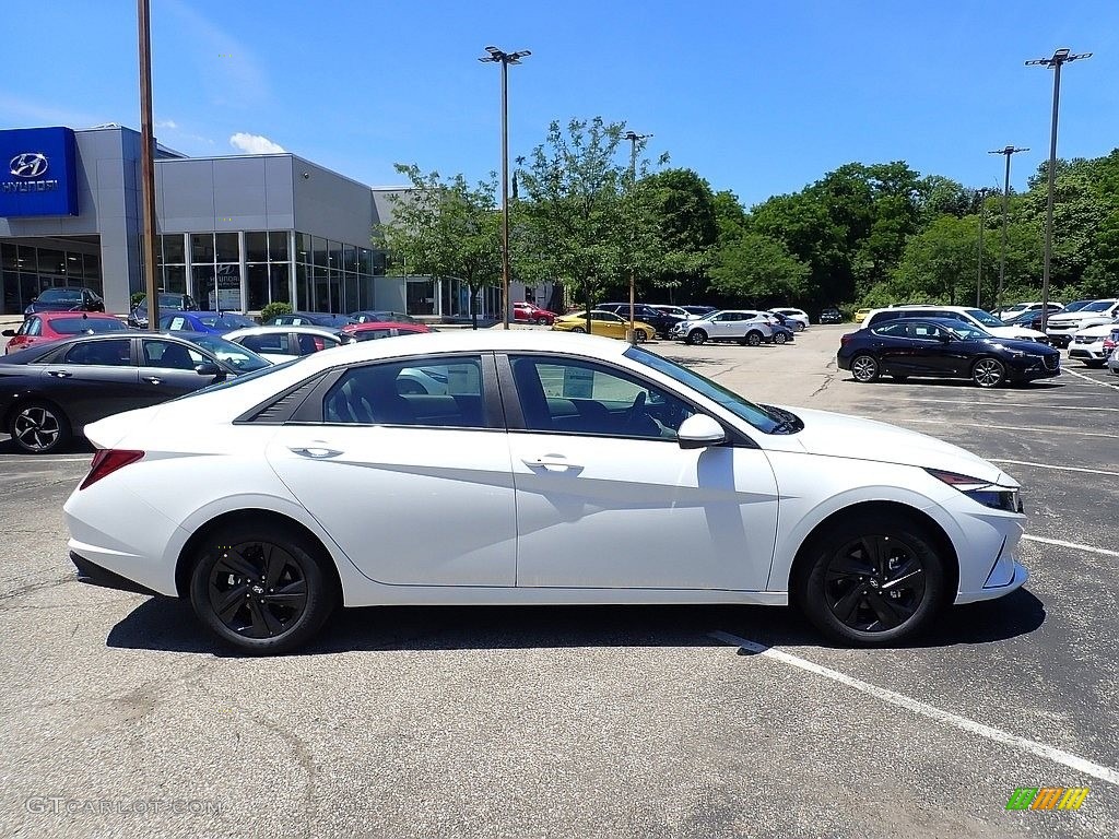 2021 Elantra SEL - Quartz White / Medium Gray photo #1