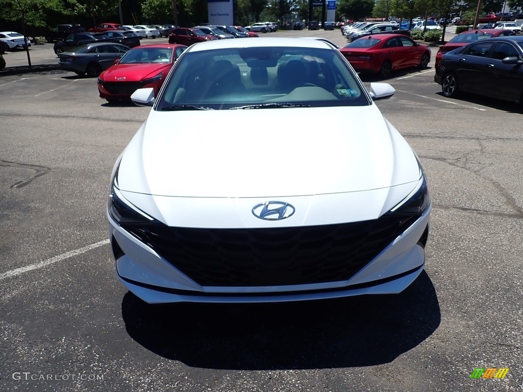 2021 Elantra SEL - Quartz White / Medium Gray photo #4