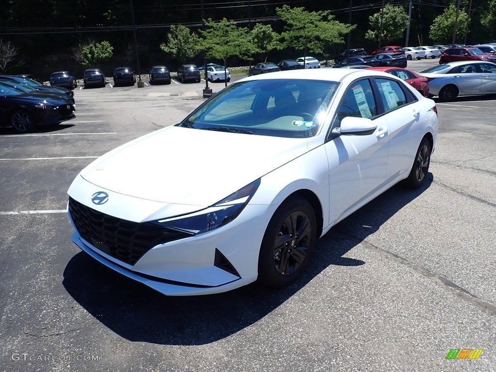 2021 Elantra SEL - Quartz White / Medium Gray photo #5