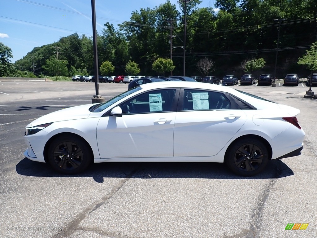 2021 Elantra SEL - Quartz White / Medium Gray photo #6