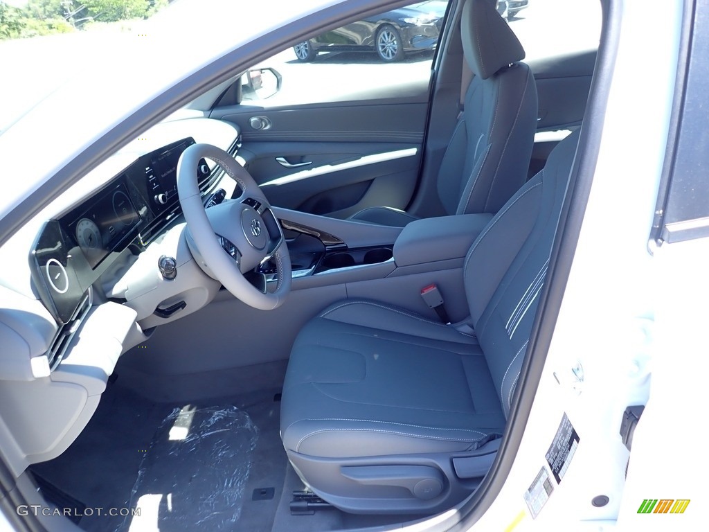 2021 Elantra SEL - Quartz White / Medium Gray photo #13