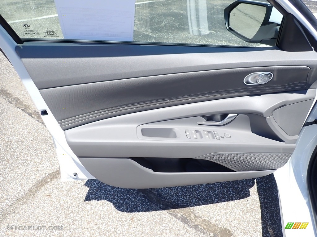 2021 Elantra SEL - Quartz White / Medium Gray photo #14