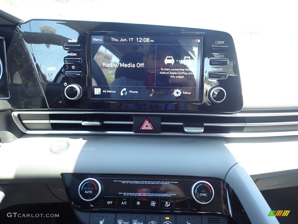 2021 Elantra SEL - Quartz White / Medium Gray photo #17