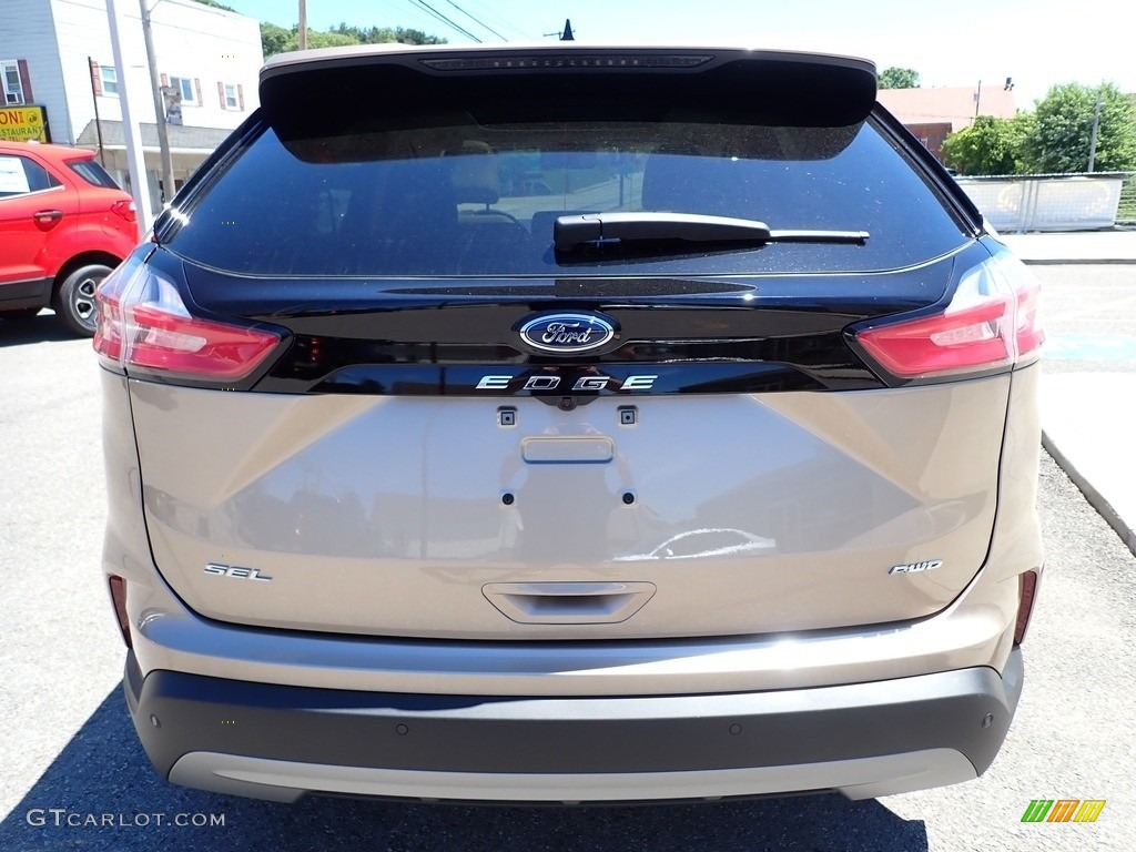 2021 Edge SEL AWD - Desert Gold Metallic / Dune photo #4
