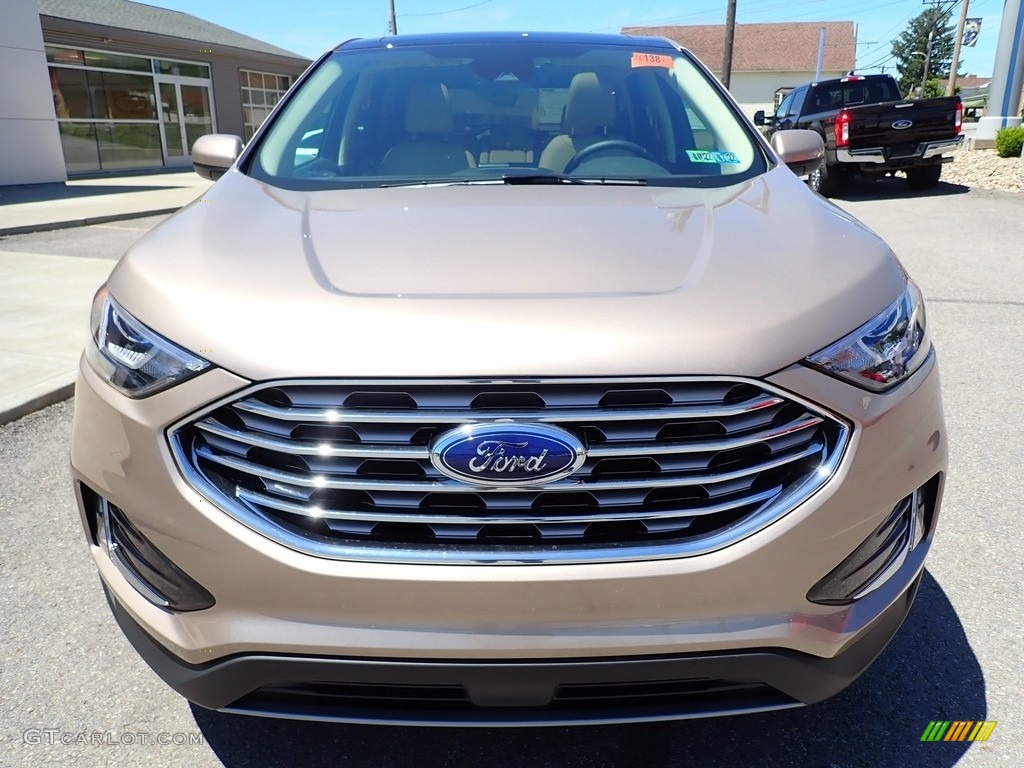 2021 Edge SEL AWD - Desert Gold Metallic / Dune photo #9