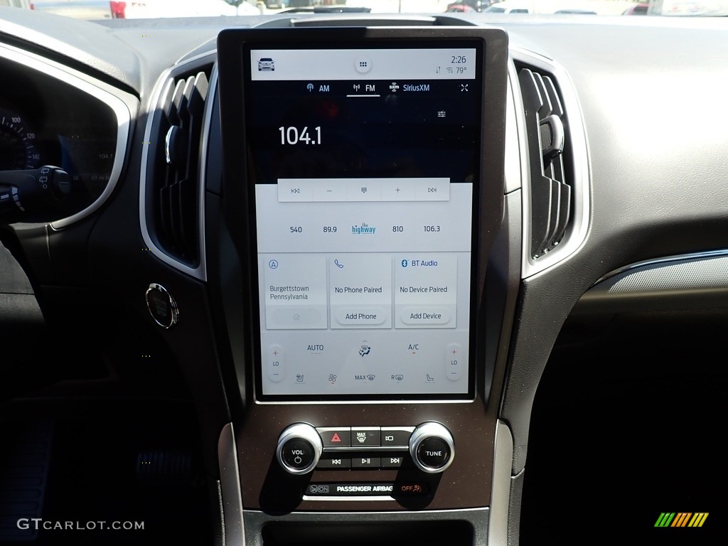 2021 Ford Edge SEL AWD Controls Photo #142254104