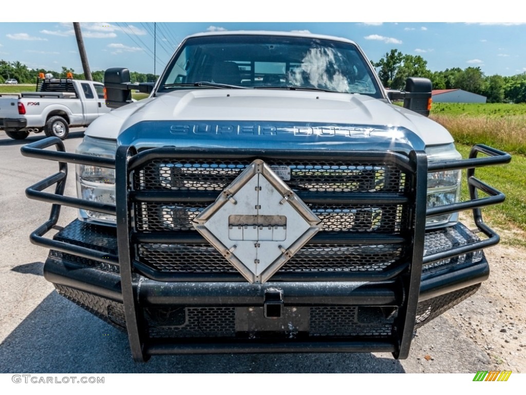 2014 F350 Super Duty King Ranch Crew Cab 4x4 - Oxford White / Steel photo #9