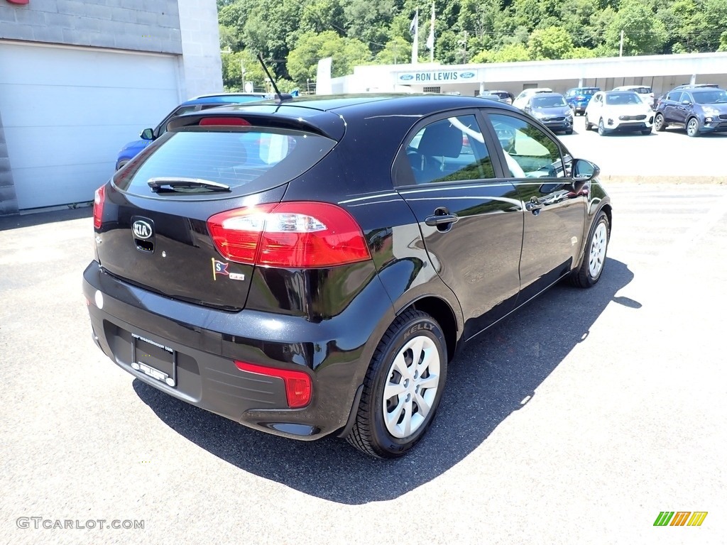 2017 Rio LX 5 Door - Aurora Black / Black photo #2