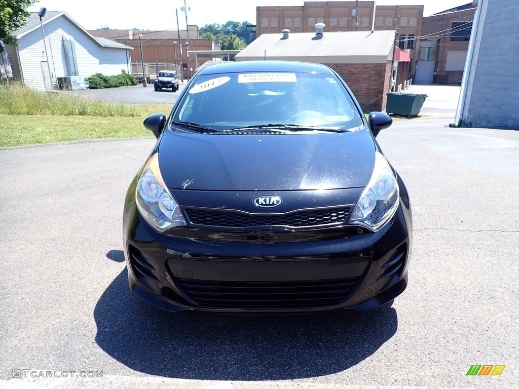 2017 Rio LX 5 Door - Aurora Black / Black photo #4