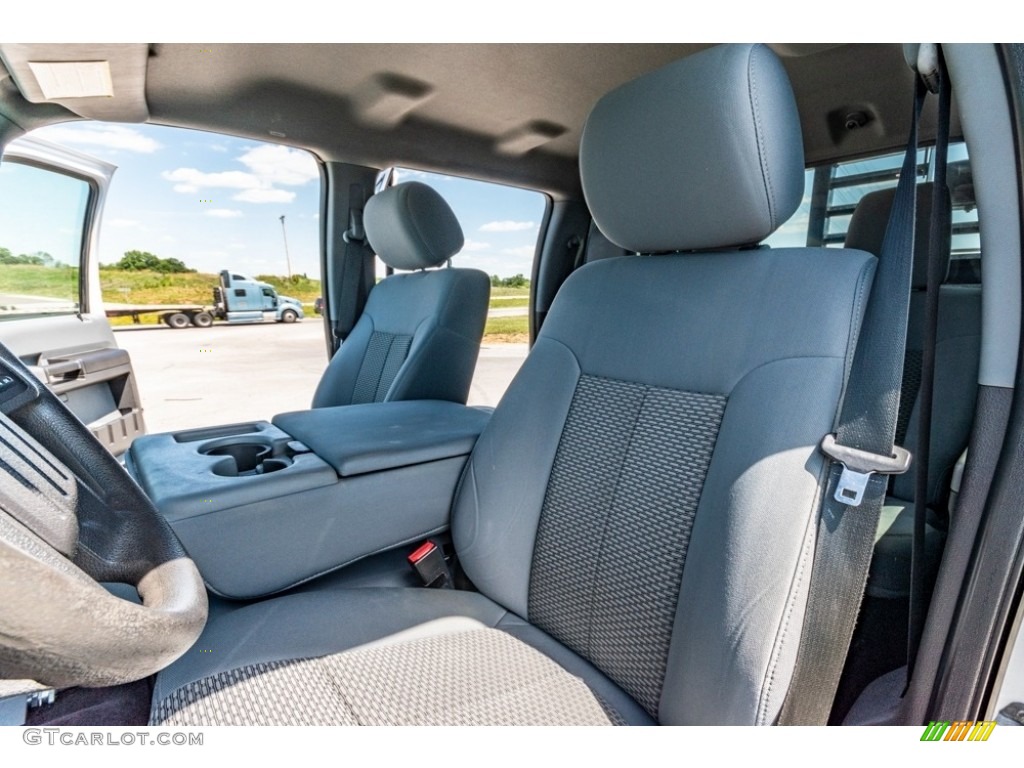 2014 F350 Super Duty King Ranch Crew Cab 4x4 - Oxford White / Steel photo #19