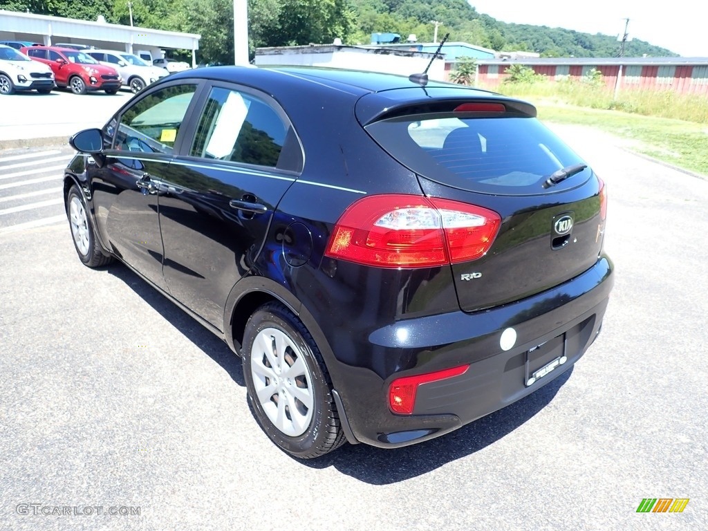 2017 Rio LX 5 Door - Aurora Black / Black photo #7